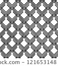 Geometric zig zag pattern, herringbone, vector 121653148