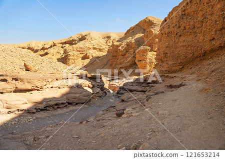 Red rocks of the red canyon in Eilat, israel 121653214