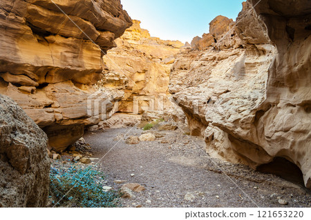 Red rocks of the red canyon in Eilat, israel 121653220