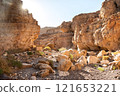 Red rocks of the red canyon in Eilat, israel 121653221