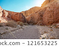 Red rocks of the red canyon in Eilat, israel 121653225