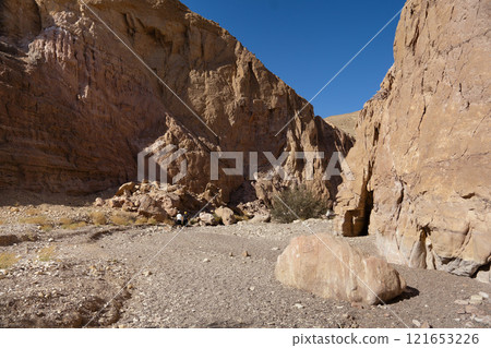 Red rocks of the red canyon in Eilat, israel 121653226