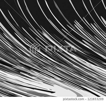 Abstract background with wavy lines in black and white colors. 121653289