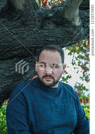 Man Feeling Fear For Something Coming Man Feeling Fear For Something Coming 121653995