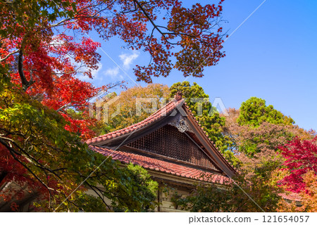 Shohoji Temple, Main Hall, Narutaniyama Shohoji Temple, famous for autumn leaves, Inabe City, Mie Prefecture Shohoji Temple, Main Hall, Narutaniyama Shohoji Temple, famous for autumn leaves, Inabe City, Mie Prefecture 121654057