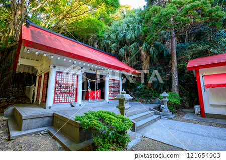 秋天的鹿兒島縣南大隅町三崎神社 121654903
