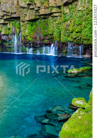 鹿兒島縣錦江町秋天的小川瀑布 121655027