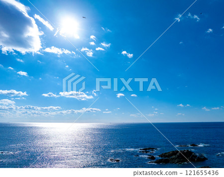 The Pacific Ocean as seen from Daiosaki Lighthouse (Shima City, Mie Prefecture) 121655436