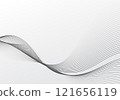 Abstract decorative lines mesh pattern of white simple template.  121656119