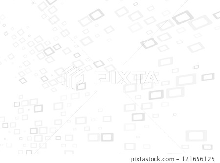 Abstract pattern of grey square futuristic pattern design artwork.  121656125