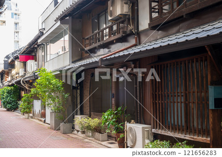 An old and very beautiful building in Osu, Naka-ku, Nagoya, Aichi Prefecture, Japan 121656283