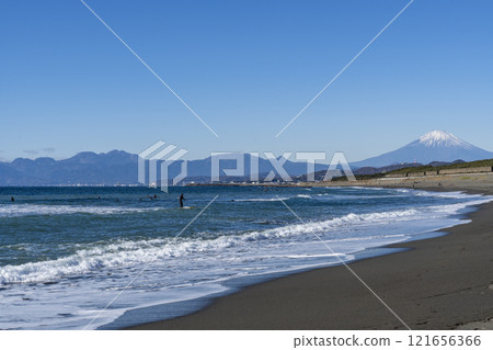 神奈川縣茅崎市的海岸風光 神奈川縣茅崎市的海岸風光 121656366