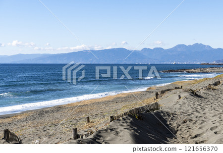 神奈川縣茅崎市的海岸風光 神奈川縣茅崎市的海岸風光 121656370