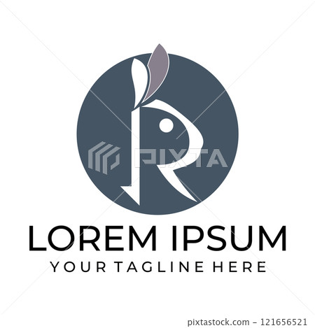 Rabbit logo vector illustrations design 121656521