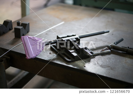 Preparing for TIG welding Preparing for TIG welding 121656670