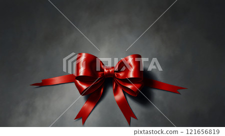 紅絲帶AI生成素材 121656819