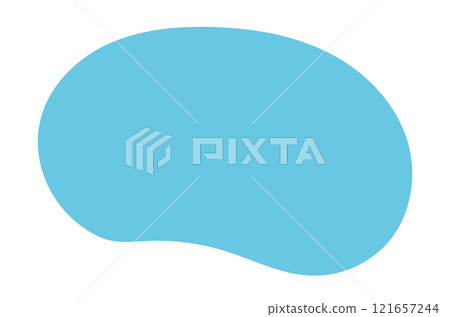 Loose frame set Abstract ellipse shape Blue Set of cute abstract Loose frame set Abstract ellipse shape Blue Set of cute abstract 121657244