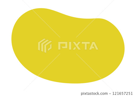 Loose frame set Abstract oval shape Yellow Set of cute abstract Loose frame set Abstract oval shape Yellow Set of cute abstract 121657251