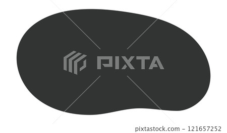 Loose frame set Abstract oval shape Black Set of cute abstract Loose frame set Abstract oval shape Black Set of cute abstract 121657252