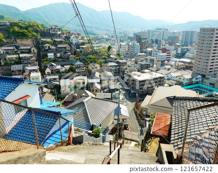 From the 200 Steps of Ryojo, Kure City, Hiroshima Prefecture From the 200 Steps of Ryojo, Kure City, Hiroshima Prefecture 121657422