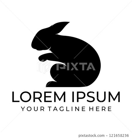 Rabbit vector icon illustration design-插圖素材 [121658236] - PIXTA圖庫