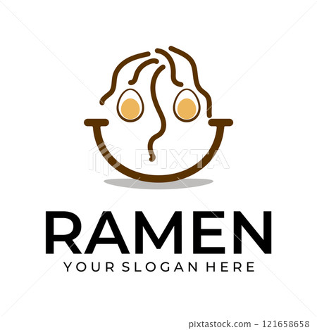 Ramen illustration logo Ramen illustration logo 121658658