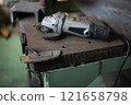 Cutting stainless steel material with a grinder 121658798