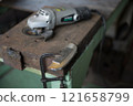 Cutting stainless steel material with a grinder 121658799
