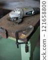 Cutting stainless steel material with a grinder 121658800