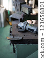Cutting stainless steel material with a grinder 121658801