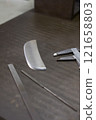 Cutting stainless steel material with a grinder 121658803