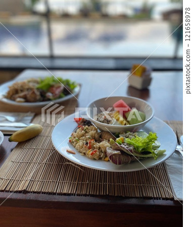 峇裡島飯店自助早餐 峇裡島飯店自助早餐 121658978