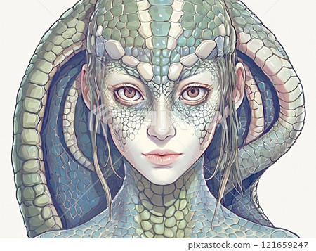 人類與龍族混血女性 121659247