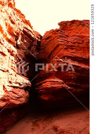 Landforms formed by wind and erosion 121659329