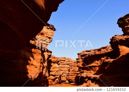 Landforms formed by wind and erosion Landforms formed by wind and erosion 121659332