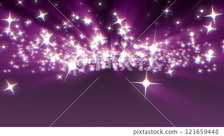 紫色閃閃發光粒子CG背景 121659448