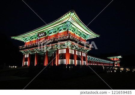 Woljeonggyo Bridge at night, Gyeongju, South Korea Woljeonggyo Bridge at night, Gyeongju, South Korea 121659485