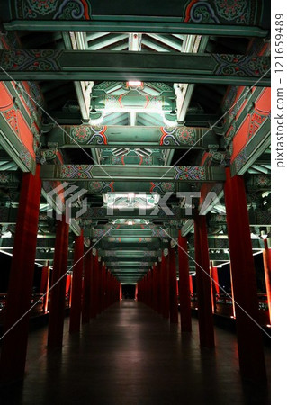 Woljeonggyo Bridge at night, Gyeongju, South Korea 121659489
