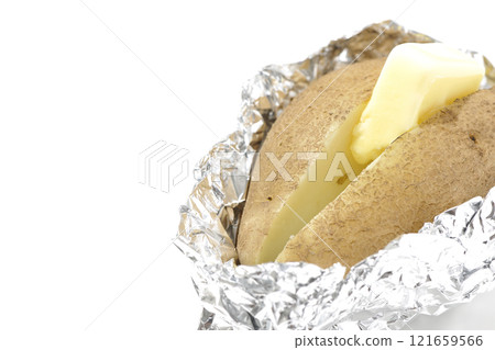 Potato butter photographed on a white background Potato butter photographed on a white background 121659566