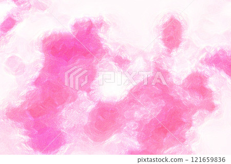 Fluffy white and pink bright foam bubbles texture with fine sparkle pattern 121659836