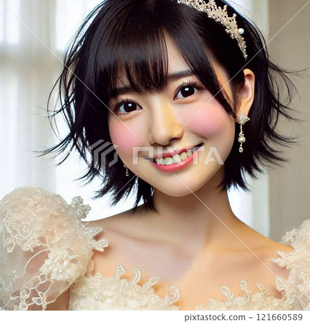 Curly-haired bride Curly-haired bride 121660589