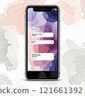 智慧型手機水彩風格 121661392