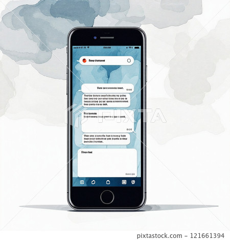 Smartphone watercolor style 121661394