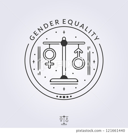 logo of gender equality and weight scale sign symbol icon vector illustration design logo of gender equality and weight scale sign symbol icon vector illustration design 121661440