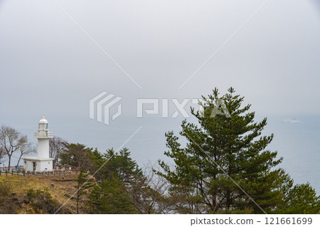 岩手三陸陸中黑崎燈塔 121661699