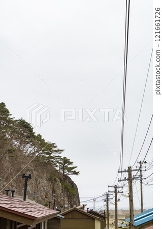 Scenery of the Tsukuhama Guardhouses in Sanriku, Iwate 121661726