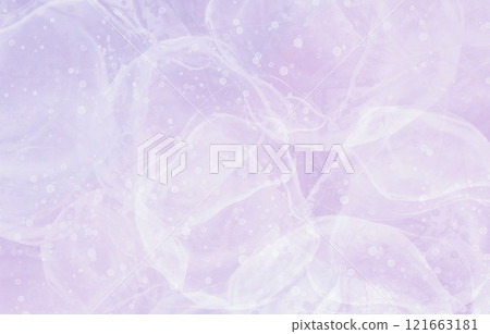Purple abstract bubble pattern and fantastic wedding and spiritual image background 121663181