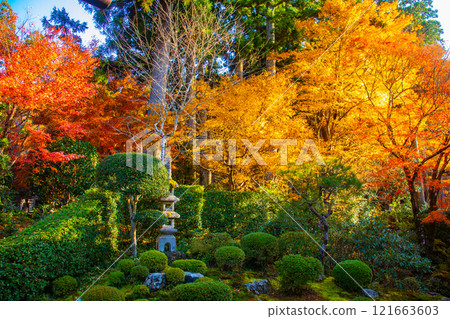 【京都風景】三千院、大原之裡的秋葉暖心 【京都風景】三千院、大原之裡的秋葉暖心 121663603