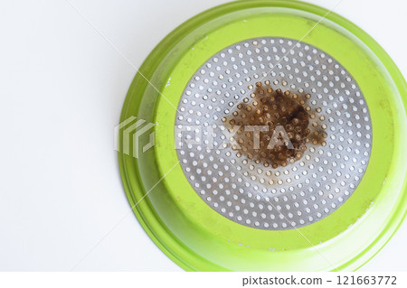 Stains on the bottom of the pot, burnt food Stains on the bottom of the pot, burnt food 121663772