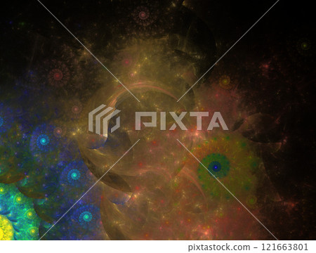 Imaginatory fractal abstract background Image 121663801